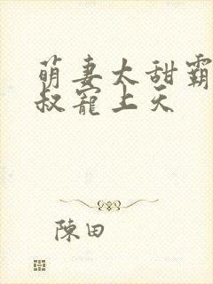 萌妻太甜霸道大叔宠上天