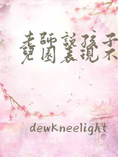 老师说孩子在幼儿园表现不好怎么办