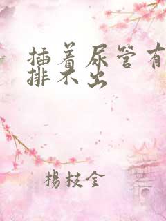 插着尿管有尿意排不出