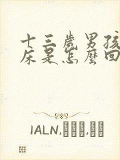 十三岁男孩子尿床是怎么回事