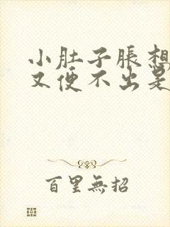 小肚子胀想大便又便不出是怎么回事