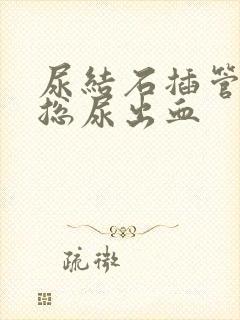 尿结石插管子后总尿出血