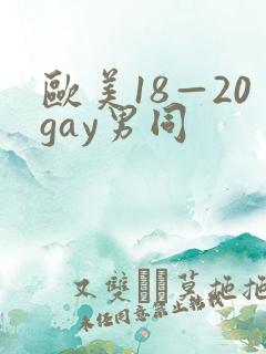 欧美18—20gay男同