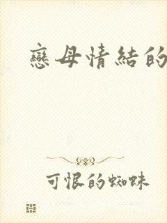 恋母情结的小说