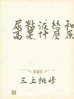 尿粘液丝和结晶高是什么原因