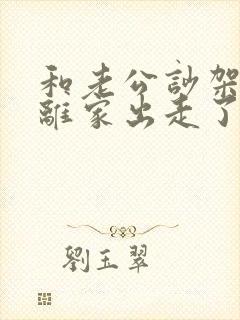 和老公吵架老公离家出走了怎么办呢