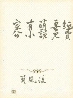 家有萌妻纯禽老公小说免费阅读