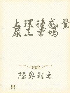 上环后感觉会漏尿正常吗