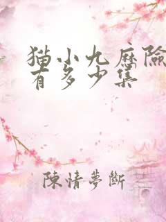 猫小九历险记共有多少集