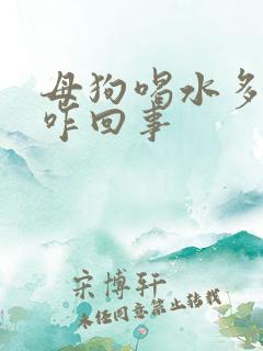 母狗喝水多尿多咋回事