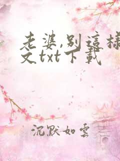 老婆,别这样全文txt下载