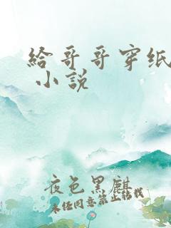 给哥哥穿纸尿裤 小说