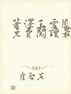 萧泽王雪凤小说免费阅读最新章节