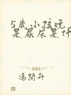 5岁小孩晚上老是尿床是什么原因