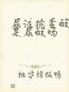 尿液检查酸碱度是尿酸吗