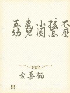 五岁小孩不去上幼儿园怎么办