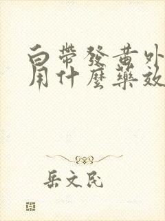 白带发黄外阴痒用什么药效果好