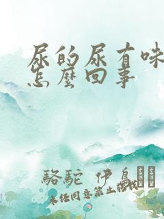 尿的尿有味道是怎么回事