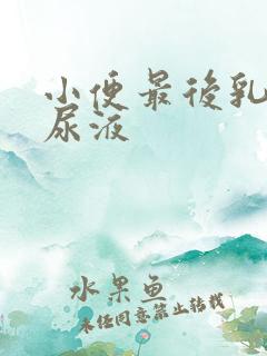 小便最后乳白色尿液