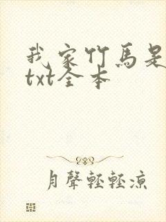 我家竹马是太孙txt全本