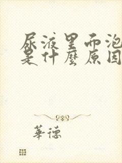 尿液里面泡沫多是什么原因男性