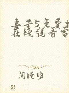 妻子5免费播放在线观看电视剧韩剧