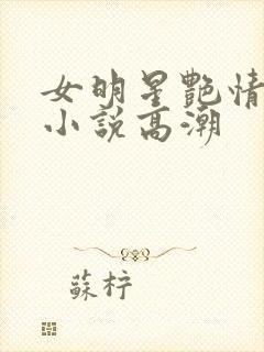 女明星艳情调教小说高潮