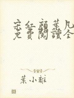 宋红颜叶凡小说免费阅读全文