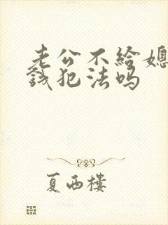 老公不给媳妇花钱犯法吗