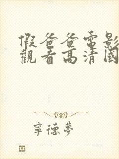 假爸爸电影免费观看高清国语版全集