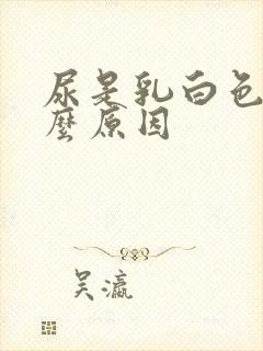 尿是乳白色是什么原因