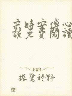 宋时安傅心岚小说免费阅读