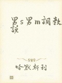 男s男m调教小说