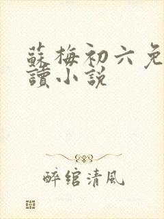 苏梅初六免费阅读小说