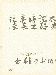 往事暗沉不可追,未来之路光明灿烂