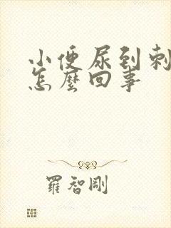 小便尿到刺疼是怎么回事