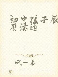 初中孩子厌学怎么沟通