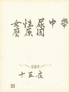 女性尿中带血什么原因