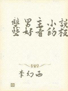 双男主小说有哪些好看的校园文