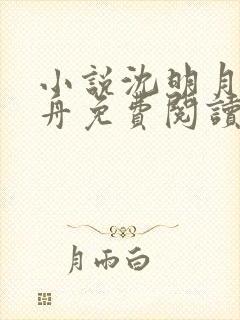 小说沈明月顾远舟免费阅读