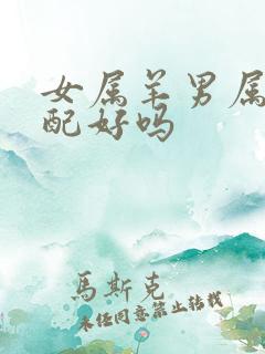 女属羊男属龙婚配好吗