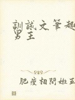 训诫文笔趣阁双男主