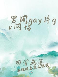 男同gay片gv网站