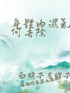 身体内湿气重如何去除