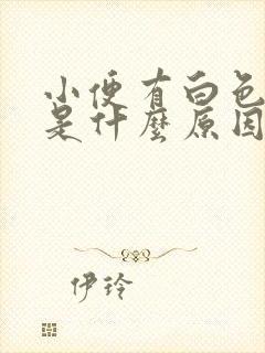 小便有白色泡泡是什么原因造成的