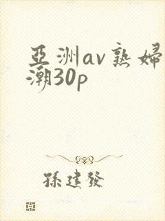 亚洲av熟妇高潮30p