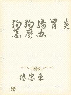 狗狗肠胃炎吐血怎么办