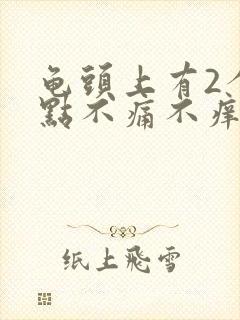 龟头上有2个红点不痛不痒