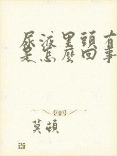 尿液里头有泡沫是怎么回事