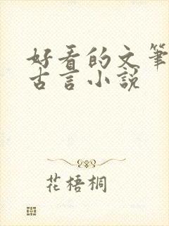 好看的文笔好的古言小说